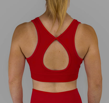 Racerback sports bra